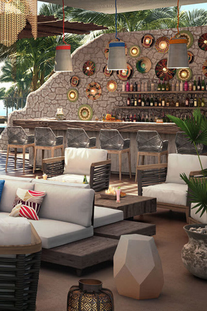 Bimini Beach club bar seating area - optimized