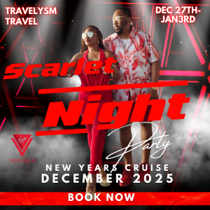 scarlet night new year flyer